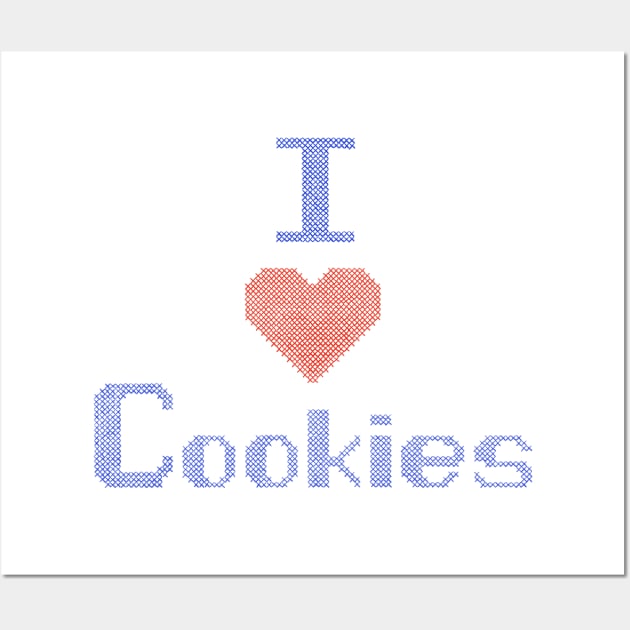 I Love Cookies Wall Art by KellyMadeThat